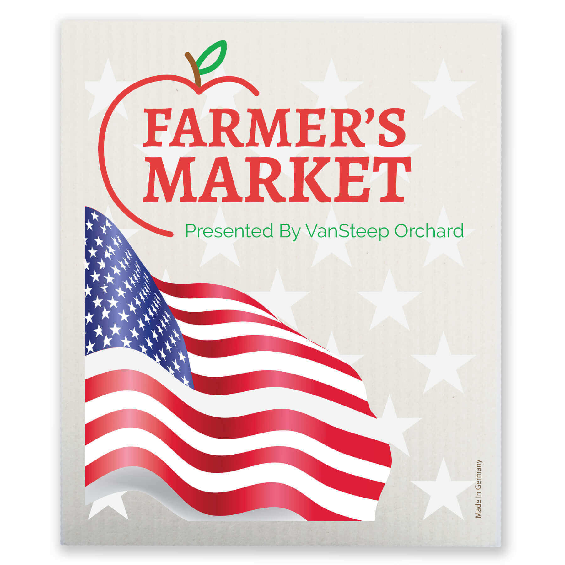 Flag Stock Graphic with Imprint